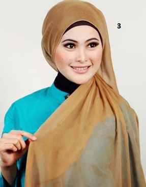 cara memakai jilbab segi empat