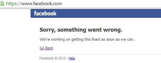 facebook down