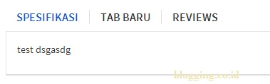 tab baru prestashop
